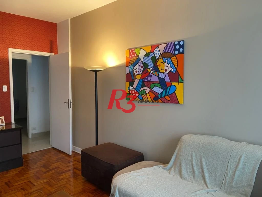 Apartamento com 3 dormitórios à venda, 140 m² - Boqueirão - Santos/SP
