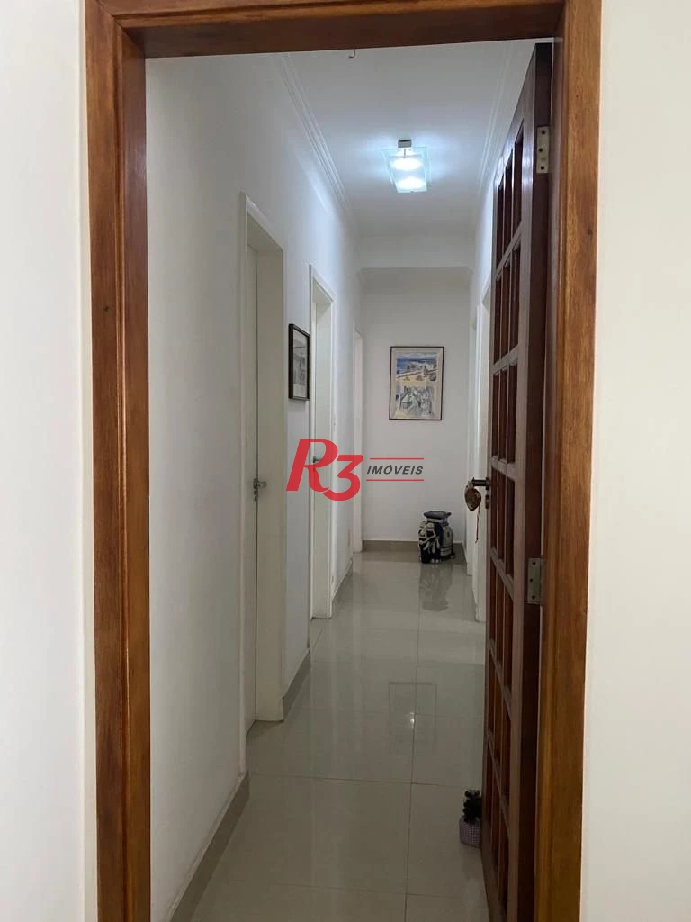 Apartamento com 3 dormitórios à venda, 140 m² - Boqueirão - Santos/SP