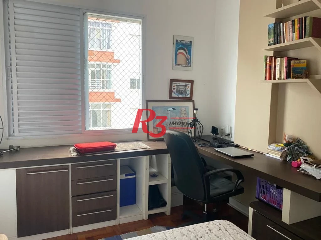 Apartamento com 3 dormitórios à venda, 140 m² - Boqueirão - Santos/SP