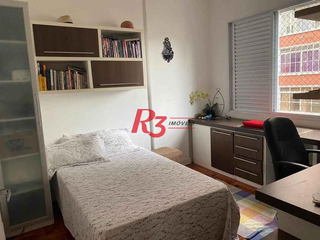 Apartamento com 3 dormitórios à venda, 140 m² - Boqueirão - Santos/SP