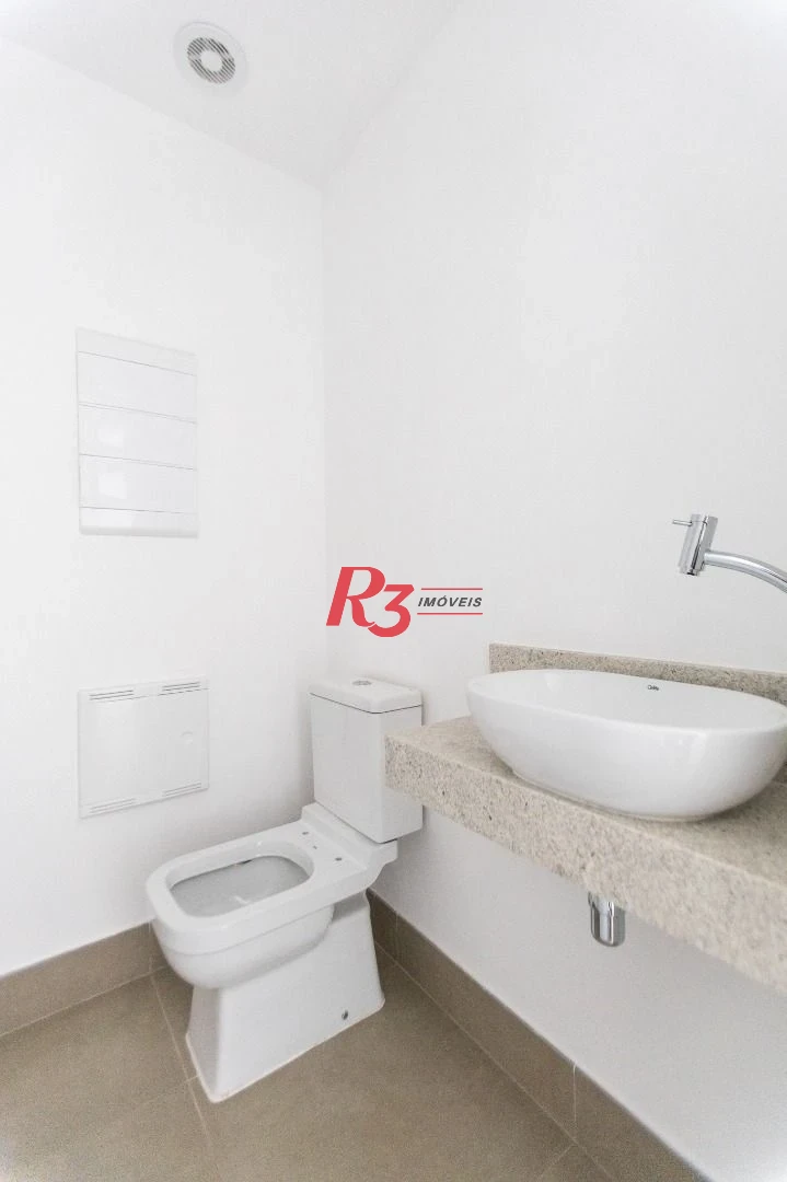 Apartamento com 1 dormitório à venda, 54 m² por R$ 750.000,00 - Boqueirão - Santos/SP