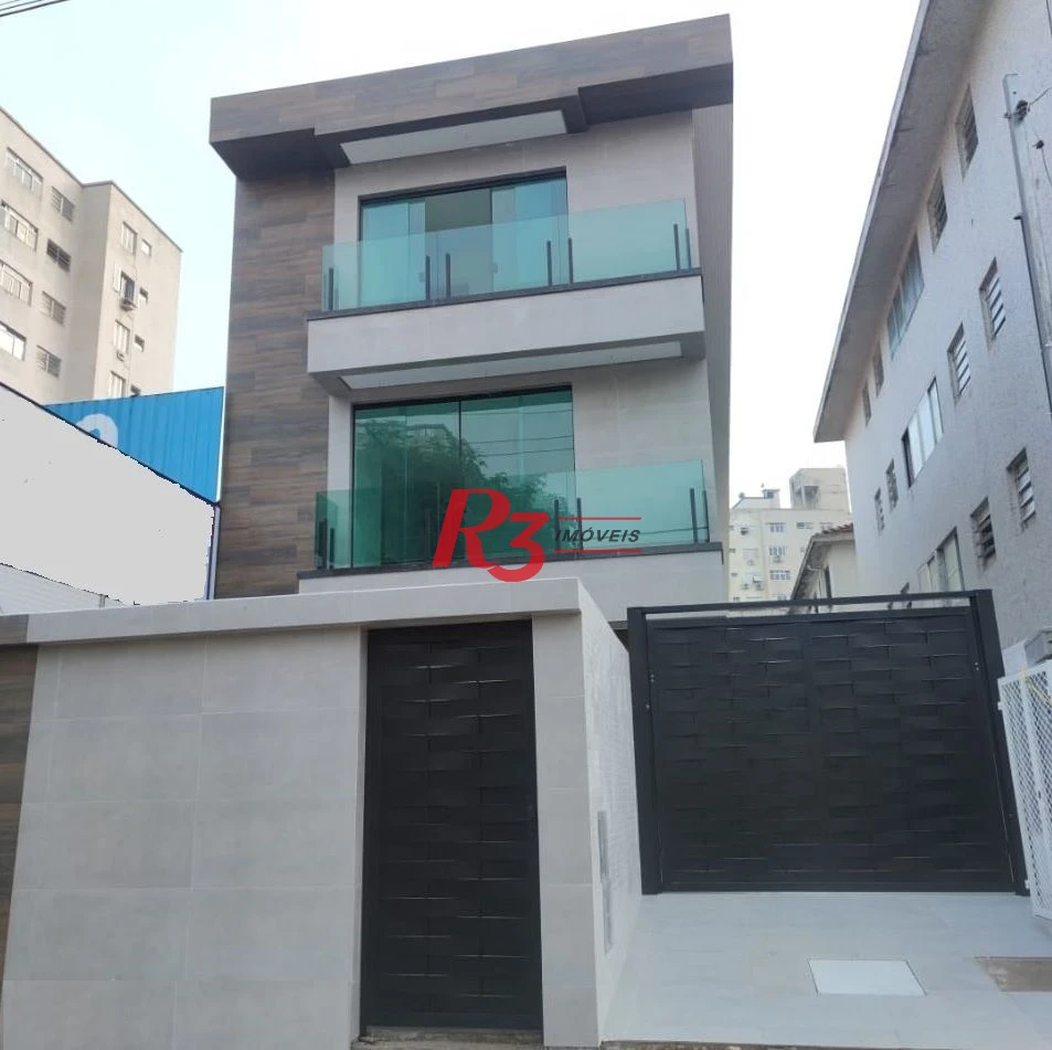 Sobrado com 2 dormitórios à venda, 100 m² - Campo Grande - Santos/SP