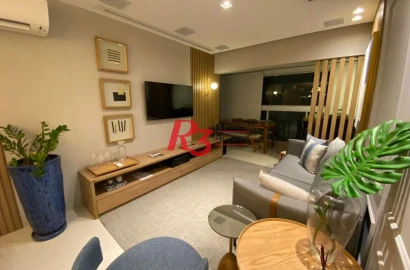 Apartamento com 2 dormitórios, 86 m² - venda por R$ 1.528.000,00 ou aluguel por R$ 8.950,00/mês - Boqueirão - Santos/SP