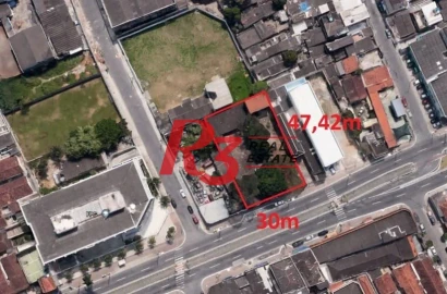 Terreno à venda, 1422 m² por R$ 6.500.000,00 - Aviação - Praia Grande/SP