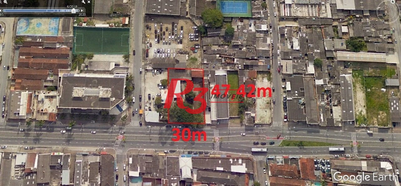 Terreno à venda, 1422 m² por R$ 6.500.000,00 - Aviação - Praia Grande/SP