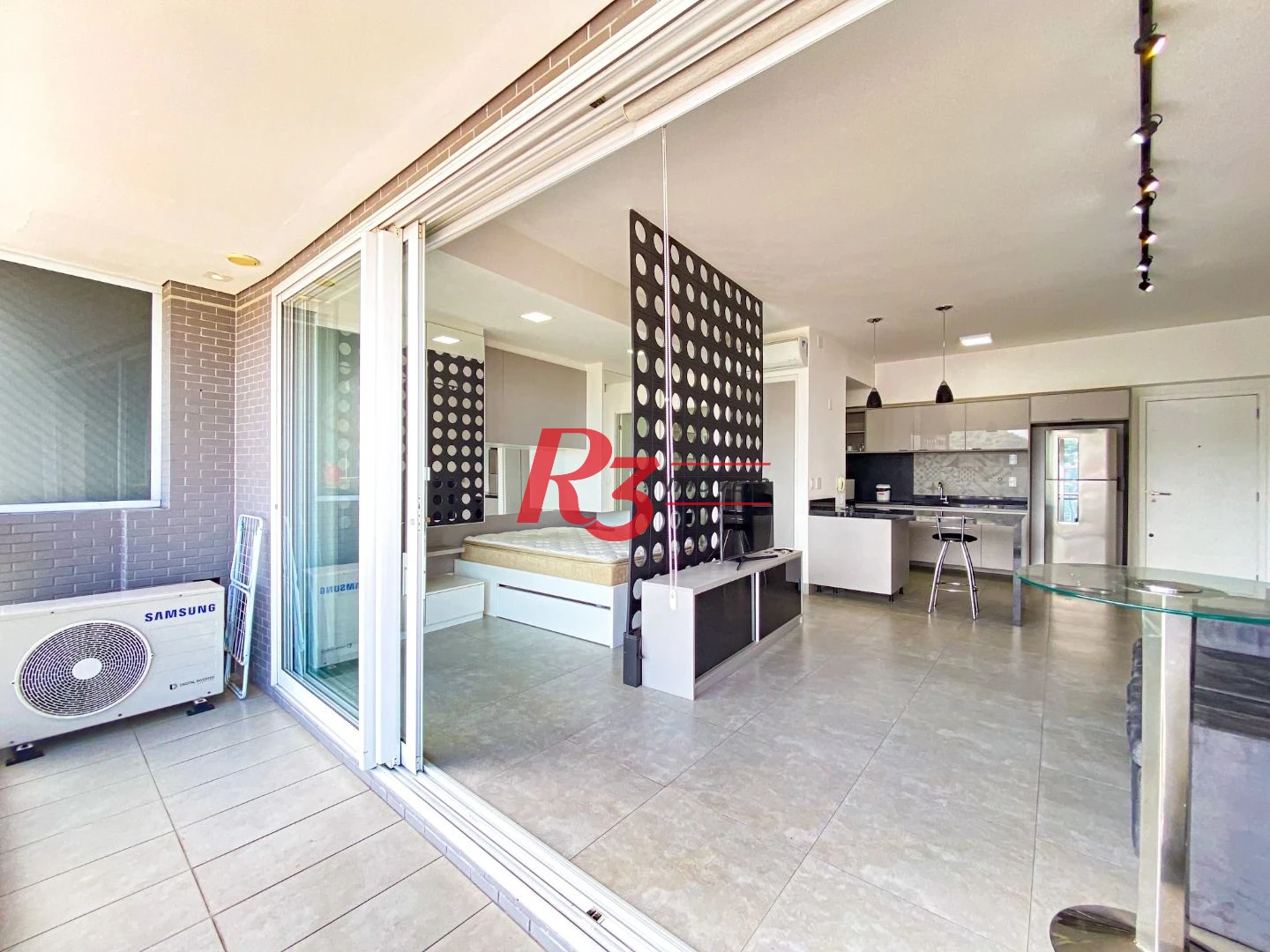 Apartamento com 1 dormitório para alugar, 53 m² por R$ 5.800,02/mês - Pompéia - Santos/SP