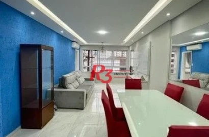 Apartamento com 2 dormitórios, 103 m² - venda por R$ 650.000,00 ou aluguel por R$ 4.600,00/mês - Itararé - São Vicente/SP