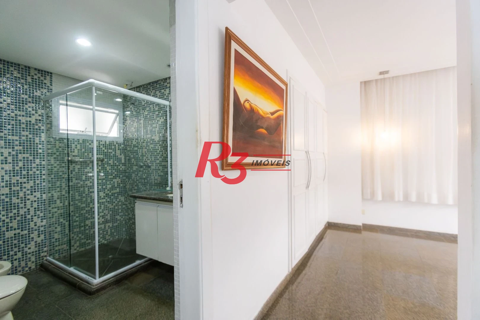 Apartamento para alugar, 197 m² por R$ 9.500,00/mês - José Menino - Santos/SP