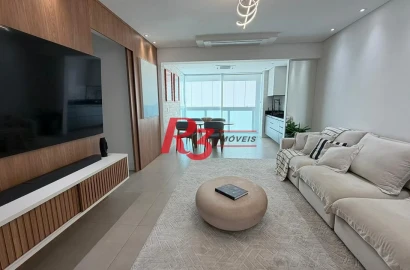 Apartamento com 2 dormitórios à venda, 107 m² por R$ 1.790.000,00 - Pompéia - Santos/SP