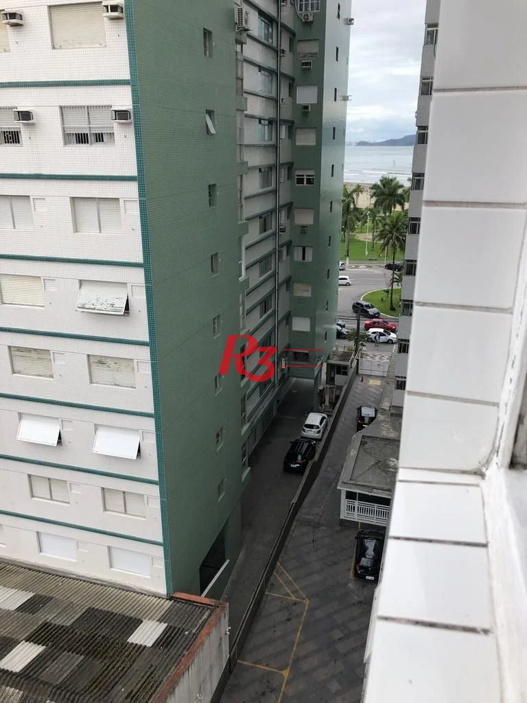 Apartamento frente a Praia! vista lateral, 70 m², 2 dorms, 1 wc, área de serviço, 1 vaga - itararé