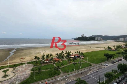Apartamento de frente para a praia  Itararé com  2 dormitórios