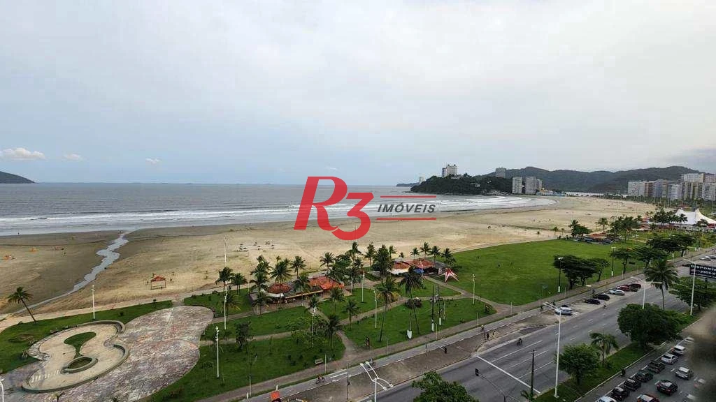 Apartamento de frente para a praia  Itararé com  2 dormitórios