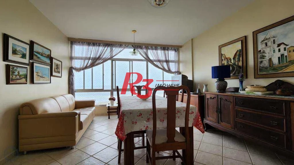 Apartamento de frente para a praia  Itararé com  2 dormitórios