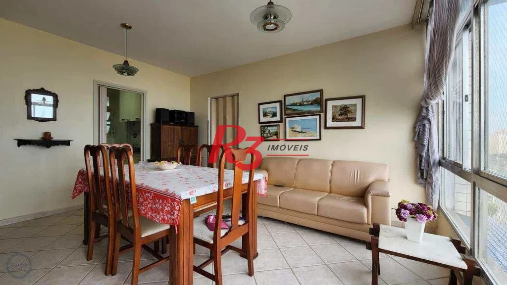 Apartamento de frente para a praia  Itararé com  2 dormitórios