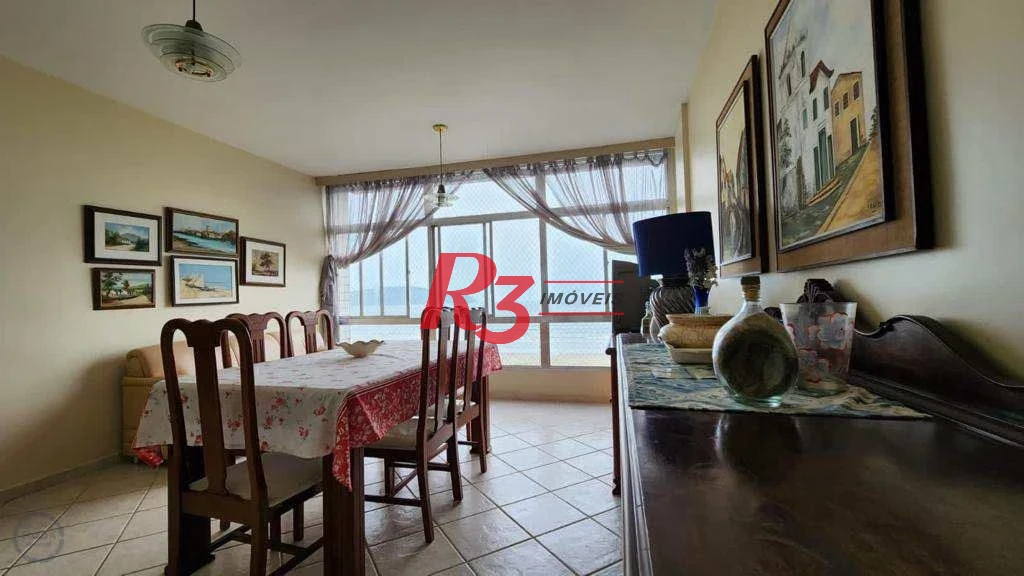 Apartamento de frente para a praia  Itararé com  2 dormitórios