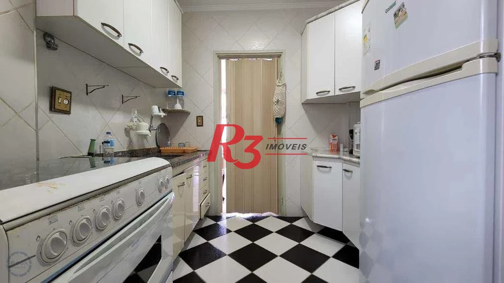 Apartamento de frente para a praia  Itararé com  2 dormitórios
