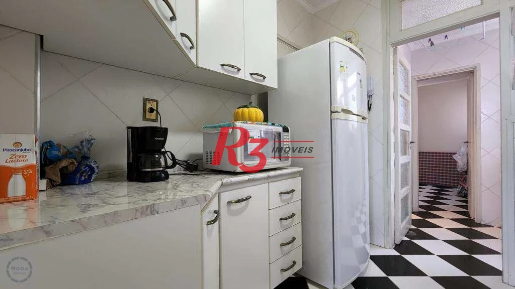 Apartamento de frente para a praia  Itararé com  2 dormitórios