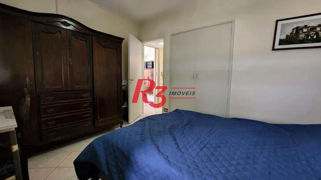 Apartamento de frente para a praia  Itararé com  2 dormitórios