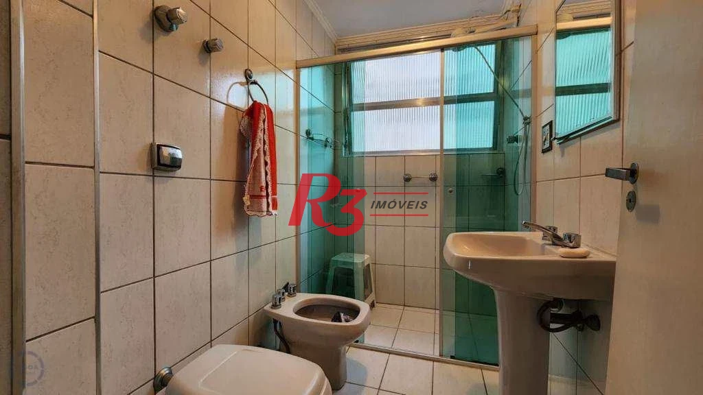 Apartamento de frente para a praia  Itararé com  2 dormitórios
