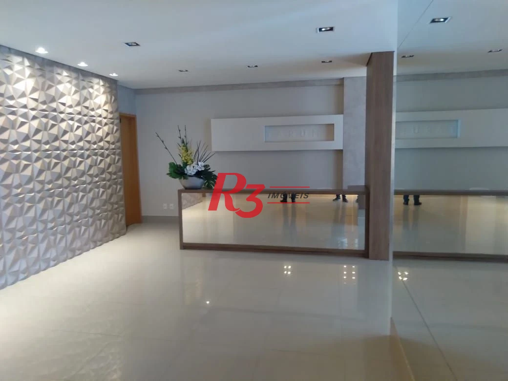 Apartamento com 1 dormitório para alugar, 46 m² por R$ 6.000,01/mês - Boqueirão - Santos/SP