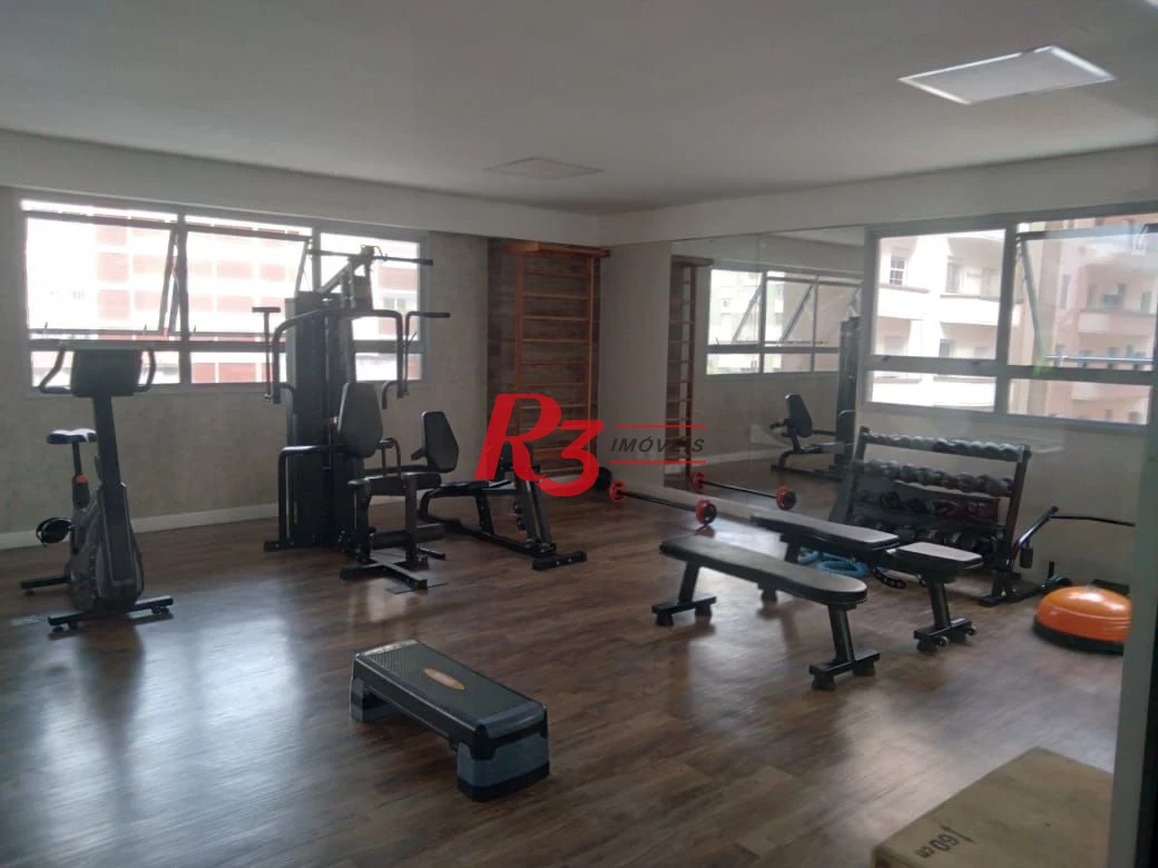 Apartamento com 1 dormitório para alugar, 46 m² por R$ 6.000,01/mês - Boqueirão - Santos/SP
