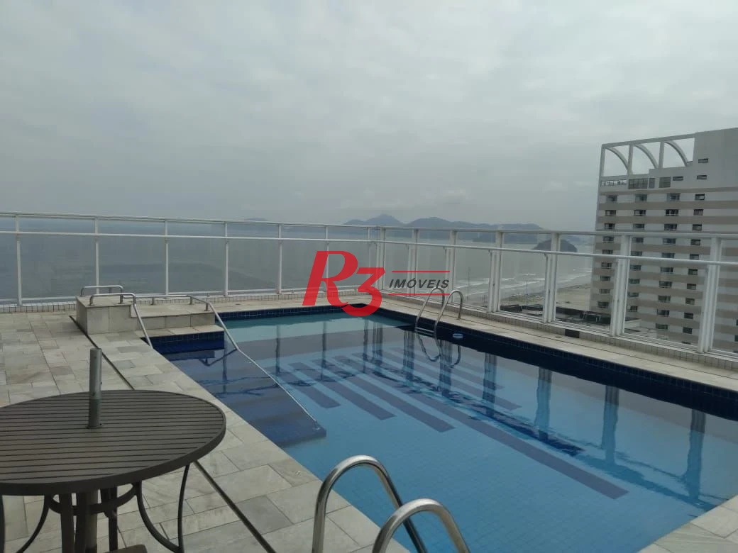 Apartamento com 1 dormitório para alugar, 46 m² por R$ 6.000,01/mês - Boqueirão - Santos/SP