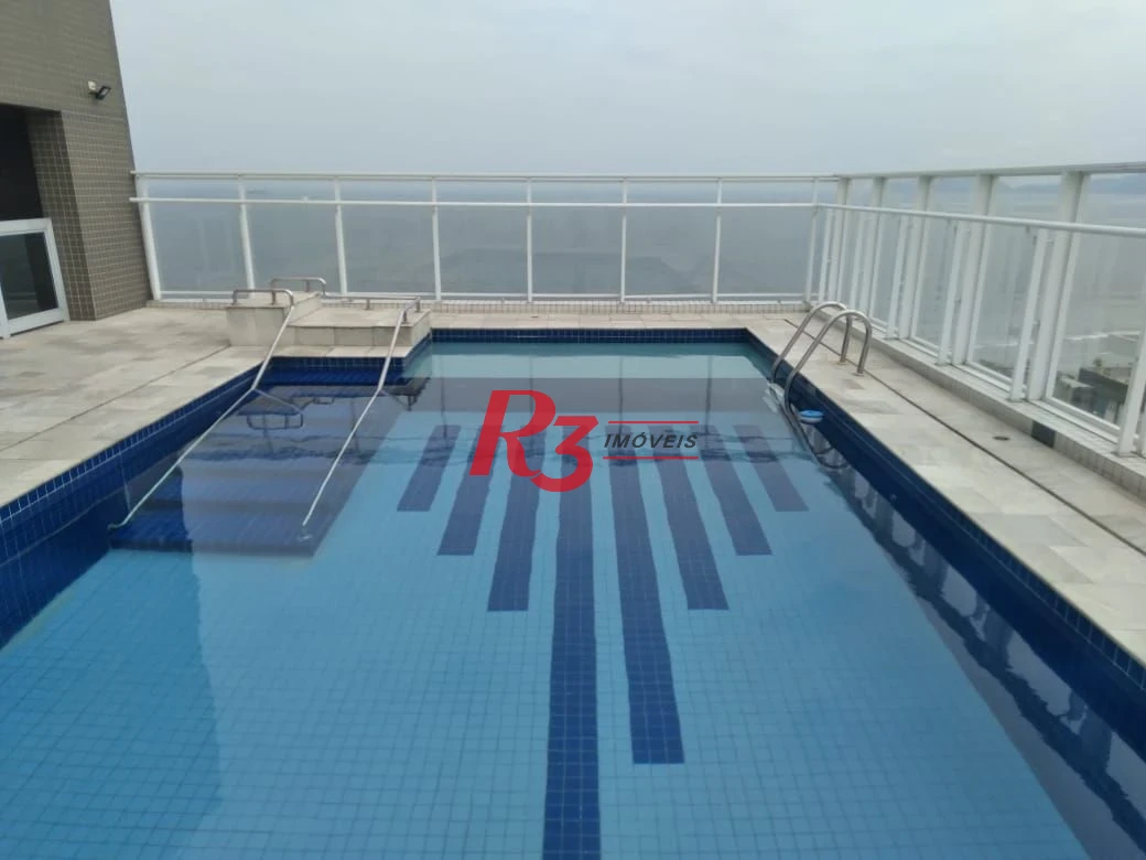 Apartamento com 1 dormitório para alugar, 46 m² por R$ 6.000,01/mês - Boqueirão - Santos/SP