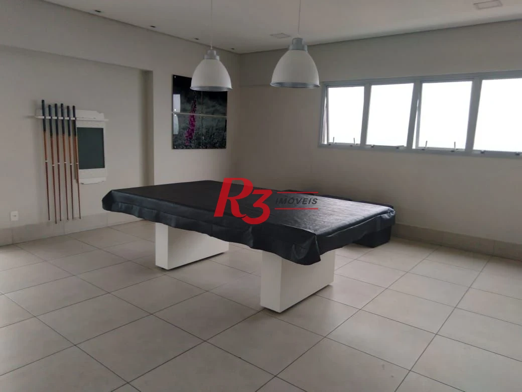 Apartamento com 1 dormitório para alugar, 46 m² por R$ 6.000,01/mês - Boqueirão - Santos/SP