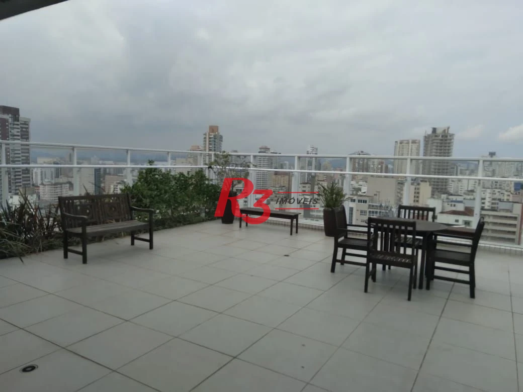 Apartamento com 1 dormitório para alugar, 46 m² por R$ 6.000,01/mês - Boqueirão - Santos/SP