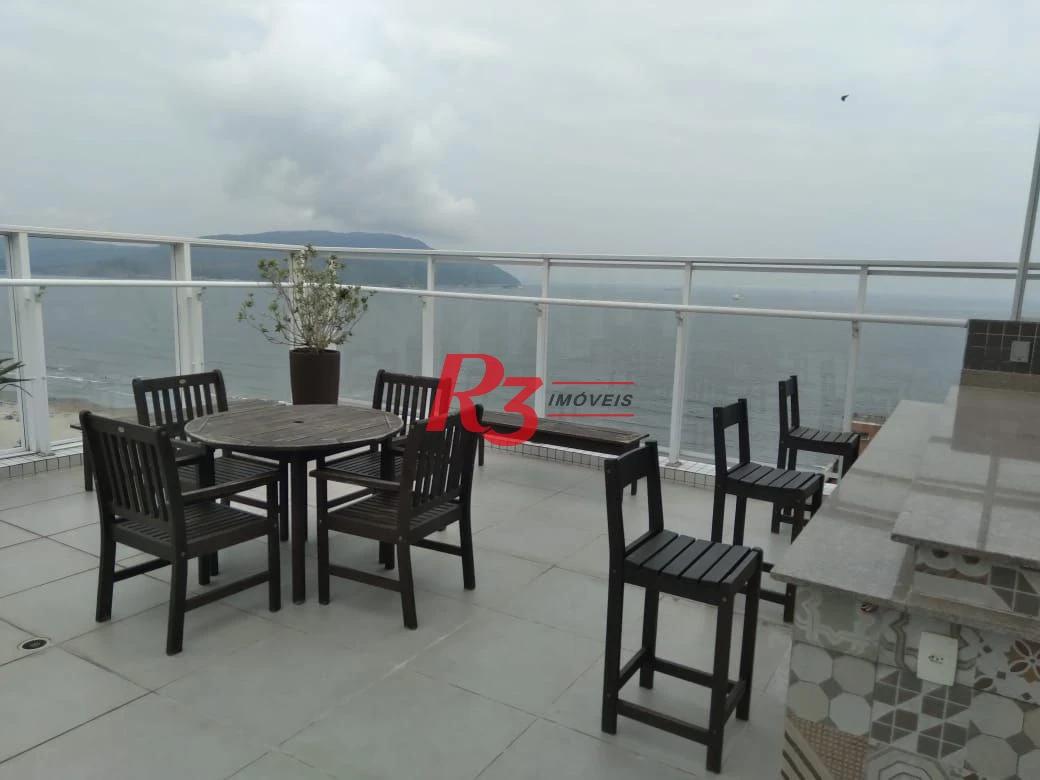 Apartamento com 1 dormitório para alugar, 46 m² por R$ 6.000,01/mês - Boqueirão - Santos/SP