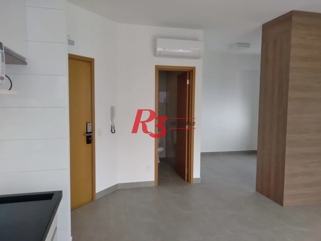 Apartamento com 1 dormitório para alugar, 46 m² por R$ 6.000,01/mês - Boqueirão - Santos/SP
