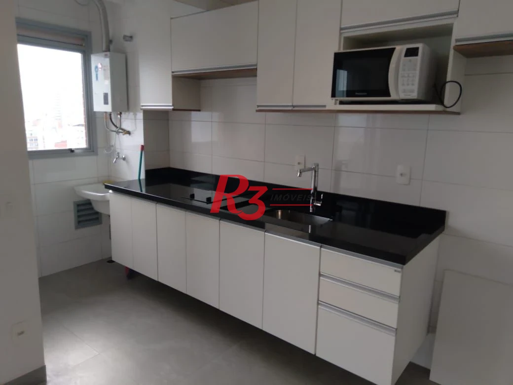 Apartamento com 1 dormitório para alugar, 46 m² por R$ 6.000,01/mês - Boqueirão - Santos/SP