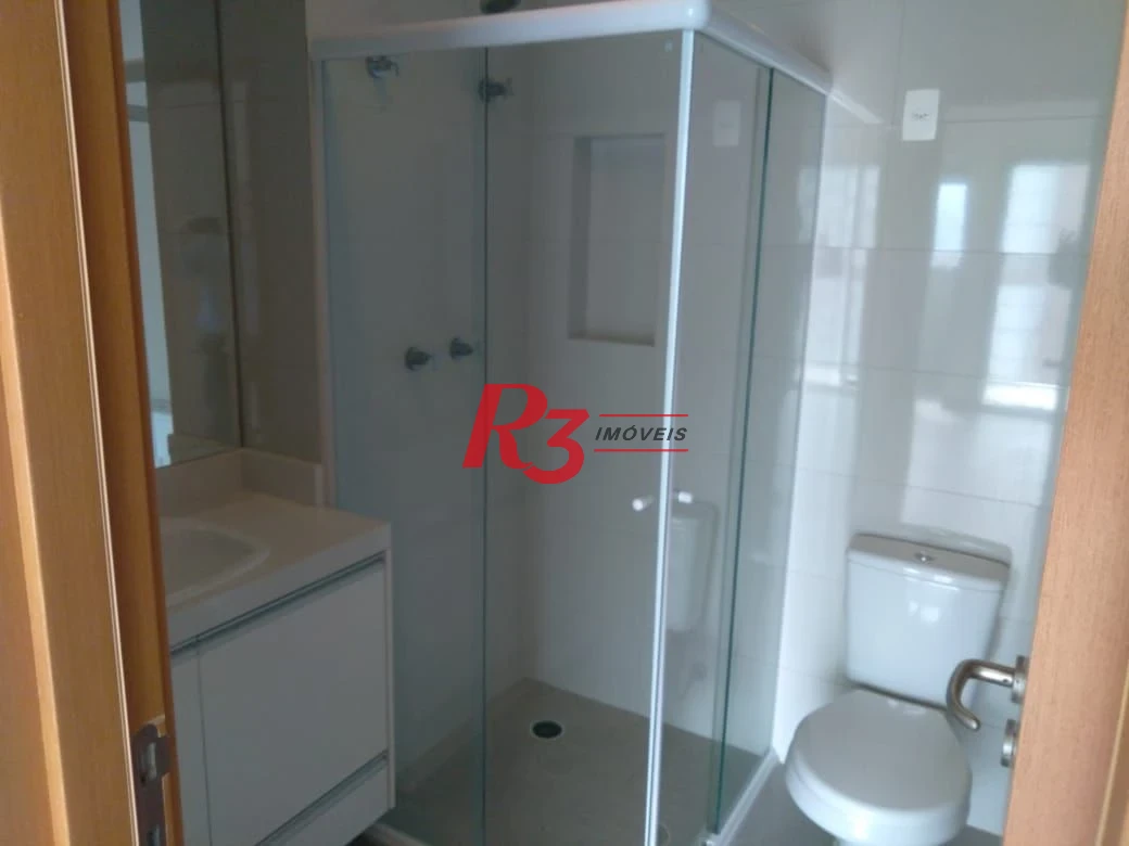 Apartamento com 1 dormitório para alugar, 46 m² por R$ 6.000,01/mês - Boqueirão - Santos/SP