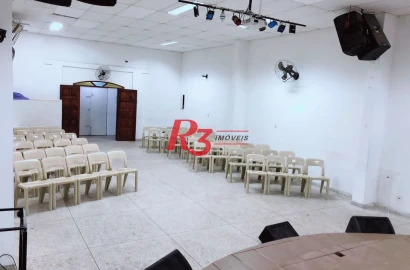 Salão à venda, 250 m² - Santa Maria - Santos/SP