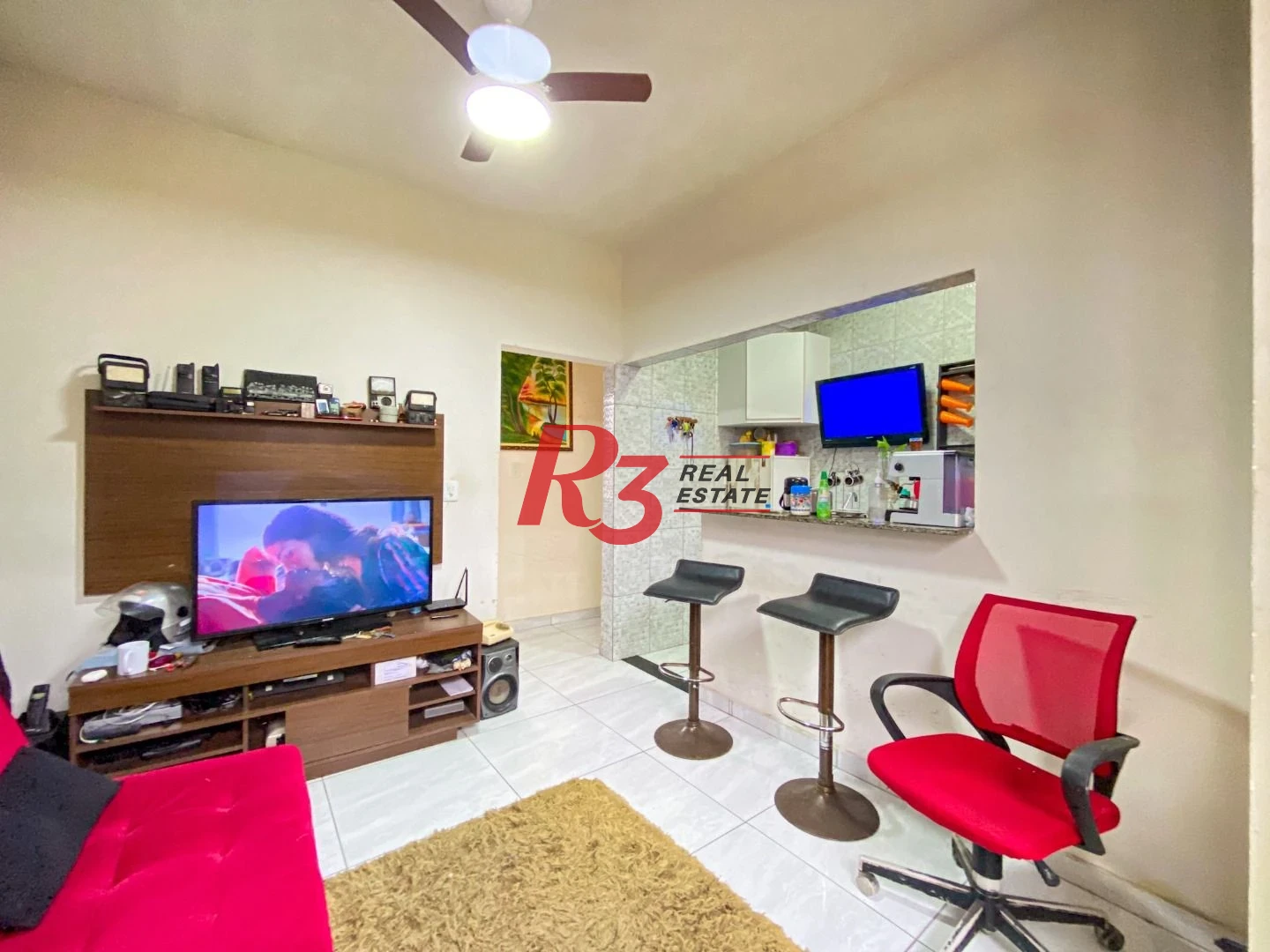 Casa com 3 dormitórios à venda, 96 m² por R$ 490.000,00 - Marapé - Santos/SP