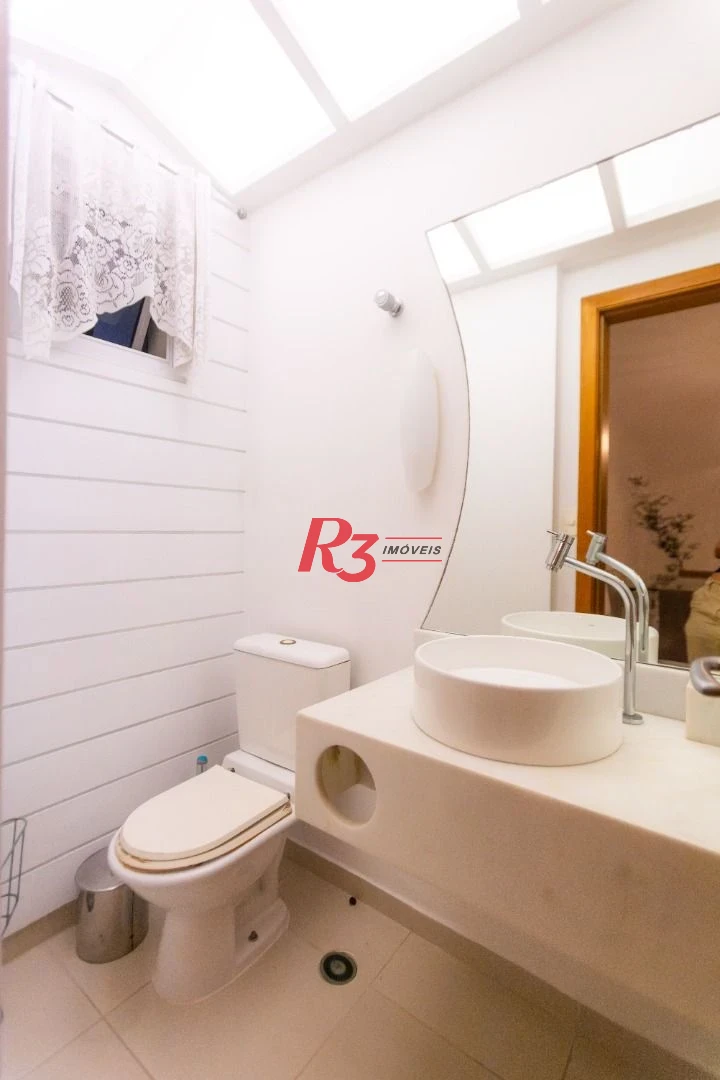 Apartamento com 3 dormitórios, 152 m² - venda por R$ 2.400.000,00 ou aluguel por R$ 12.000,00/mês - Gonzaga - Santos/SP