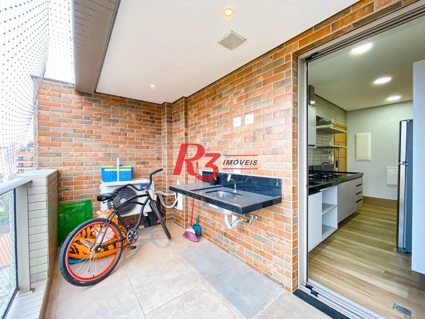 Apartamento com 1 dormitório para alugar, 60 m² por R$ 6.200,00/mês - Aparecida - Santos/SP
