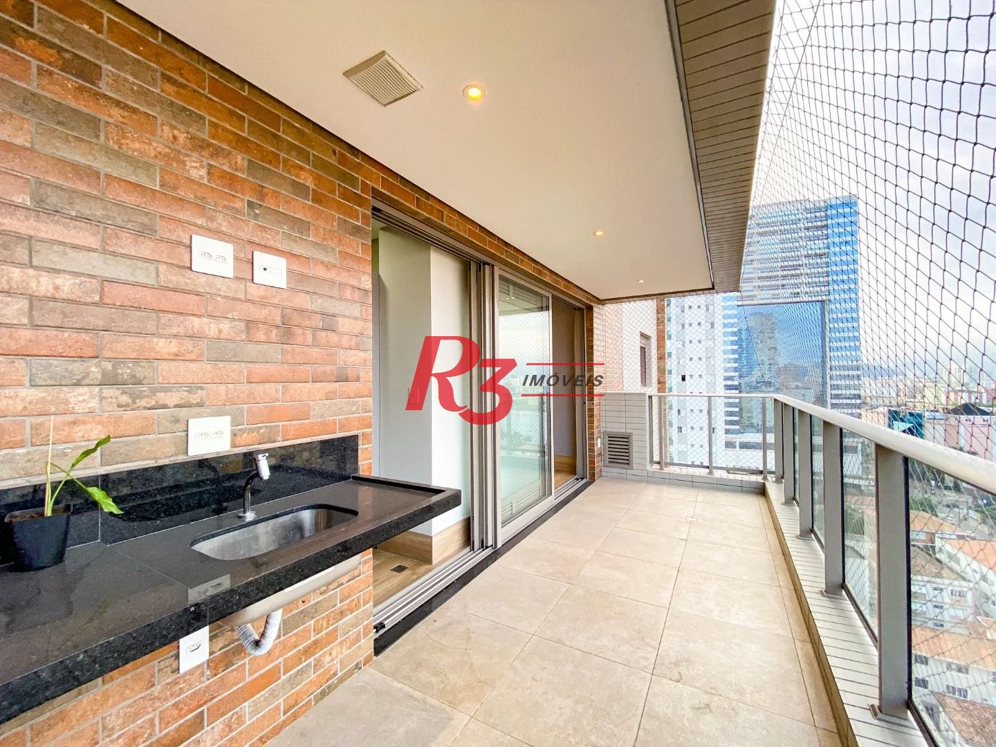 Apartamento com 1 dormitório para alugar, 60 m² por R$ 6.200,00/mês - Aparecida - Santos/SP