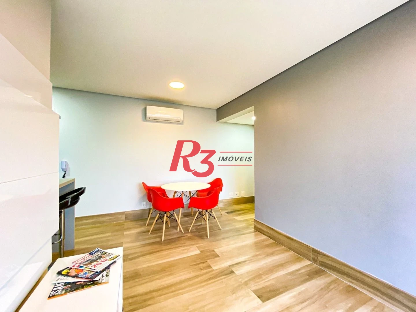 Apartamento com 1 dormitório para alugar, 60 m² por R$ 6.200,00/mês - Aparecida - Santos/SP