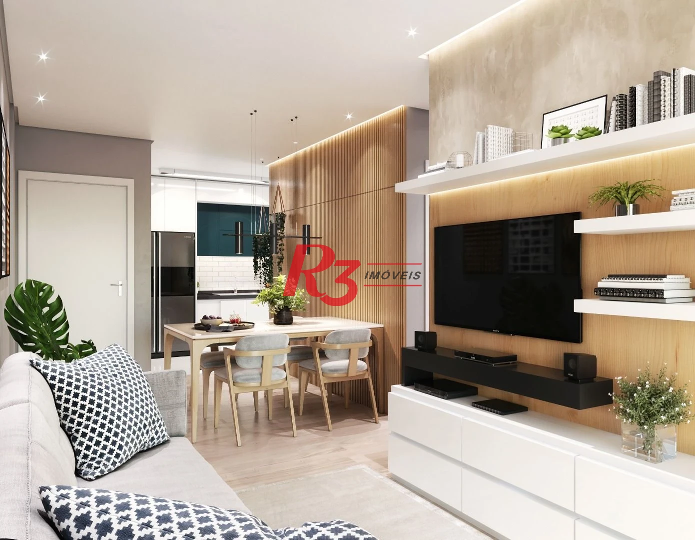 Apartamento com 2 dormitórios à venda, 62 m² por R$ 545.999,00 - Boqueirão - Praia Grande/SP