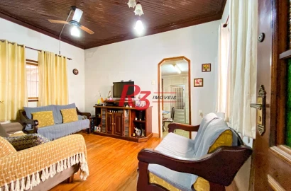 Casa com 2 dormitórios à venda, 102 m² por R$ 630.000,00 - Marapé - Santos/SP