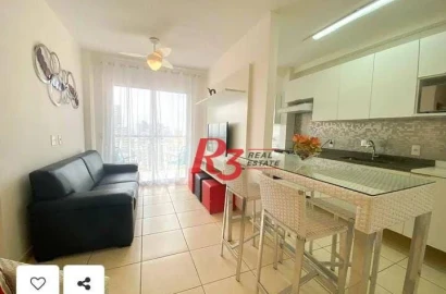 Apartamento com 2 dormitórios à venda, 55 m² por R$ 385.000,00 - Ocian - Praia Grande/SP