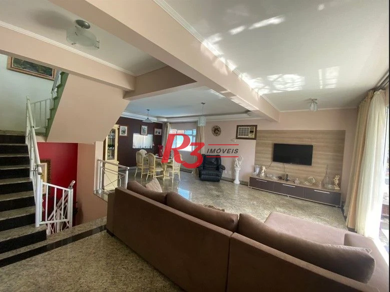 Casa com 5 dormitórios, 240 m² - Aparecida - Santos/SP