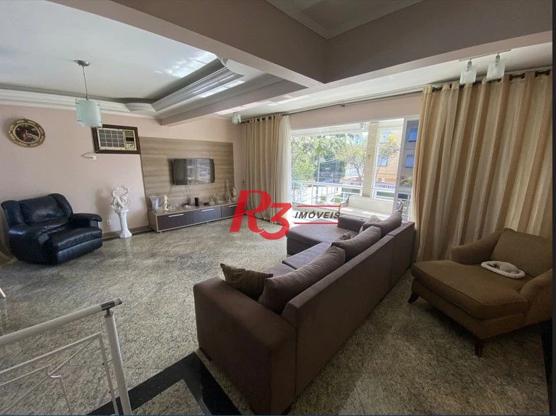 Casa com 5 dormitórios, 240 m² - Aparecida - Santos/SP