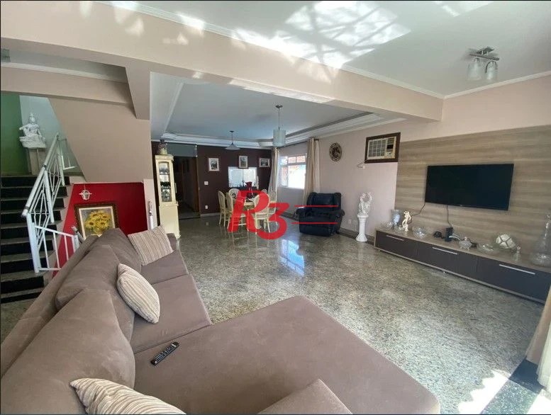 Casa com 5 dormitórios, 240 m² - Aparecida - Santos/SP