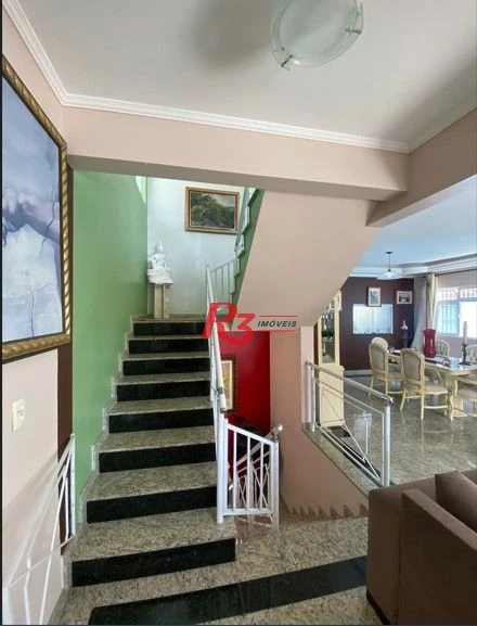 Casa com 5 dormitórios, 240 m² - Aparecida - Santos/SP
