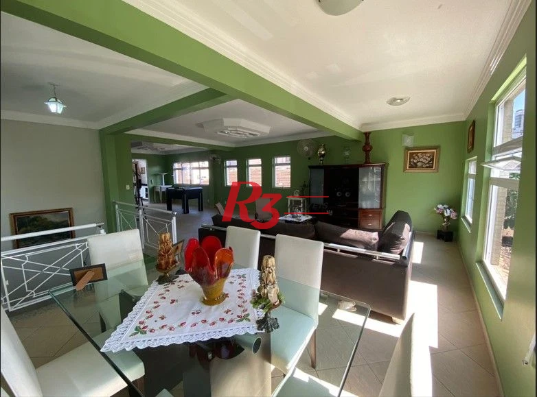 Casa com 5 dormitórios, 240 m² - Aparecida - Santos/SP