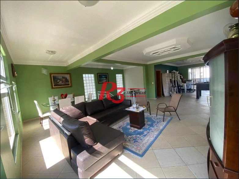 Casa com 5 dormitórios, 240 m² - Aparecida - Santos/SP
