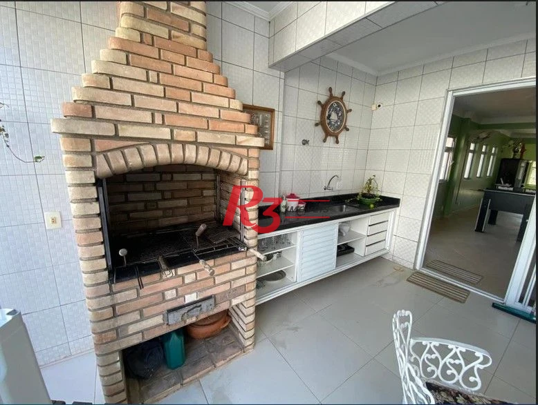 Casa com 5 dormitórios, 240 m² - Aparecida - Santos/SP
