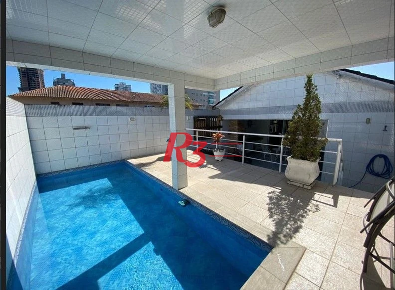 Casa com 5 dormitórios, 240 m² - Aparecida - Santos/SP